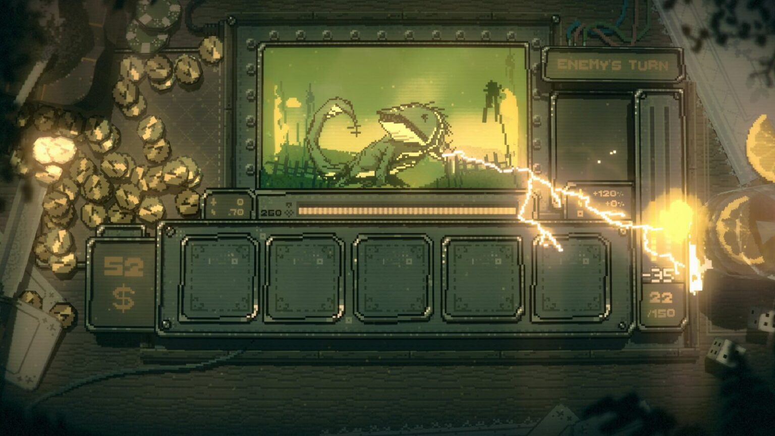 スロット・ローグライクRPG『スロット&ダガー』さっそく大人気。『SUMMERHOUSE』開発者が手がける、レトロな雰囲気が心地よいスロット魔改造ゲーム – AUTOMATON スロット・ローグライクRPG『スロット&ダガー』さっそく大人気。『SUMMERHOUSE』開発者が手がける、レトロな雰囲気が心地よいスロット魔改造ゲーム - AUTOMATON