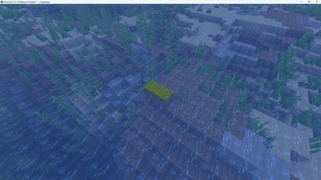 [Java Large Biomes] 2つのブロックに世界が出現します。