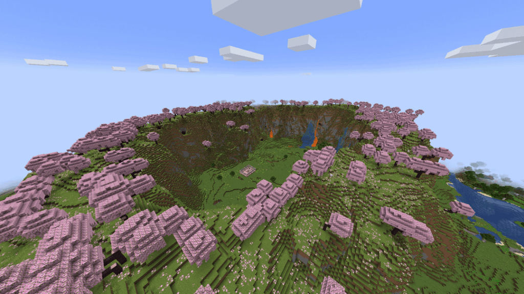 素晴らしいチェリーバイオームの種子 8468300704381​​243794