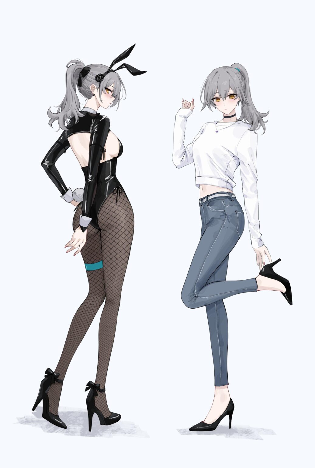 バニーとカジュアルなステラ (@FeintHeart721 より)