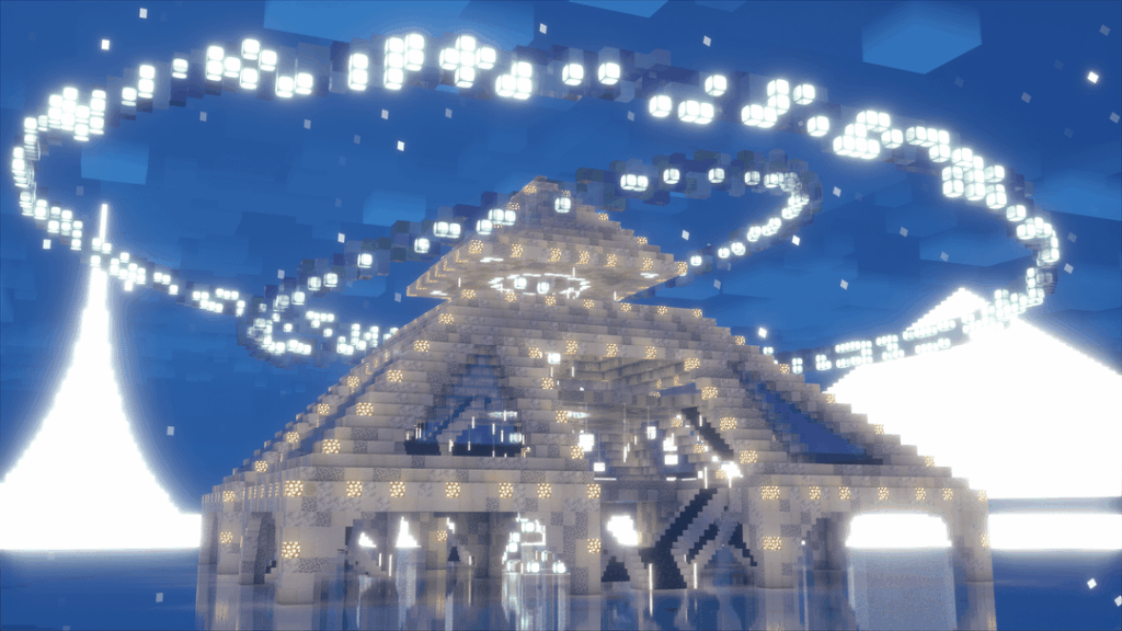 未来的なピラミッド