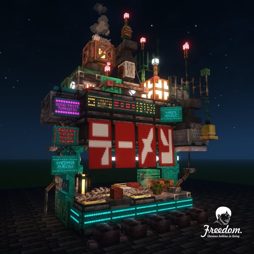 サイバーパンクラーメン屋台