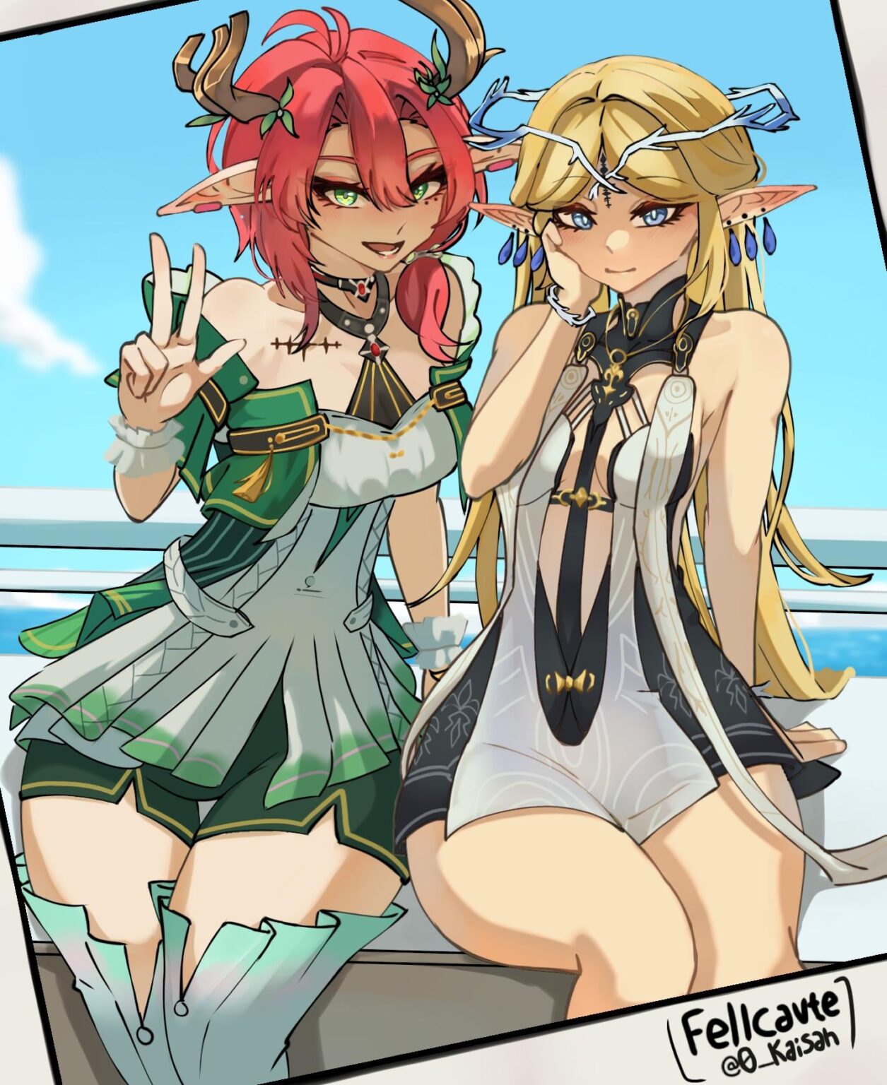 リナシータ エルフ ガールズ (@0_kaisah / 私)