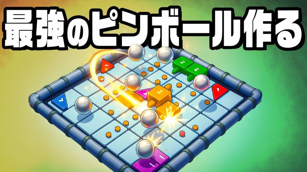 毎秒1500万円稼げるピンボールを作りました