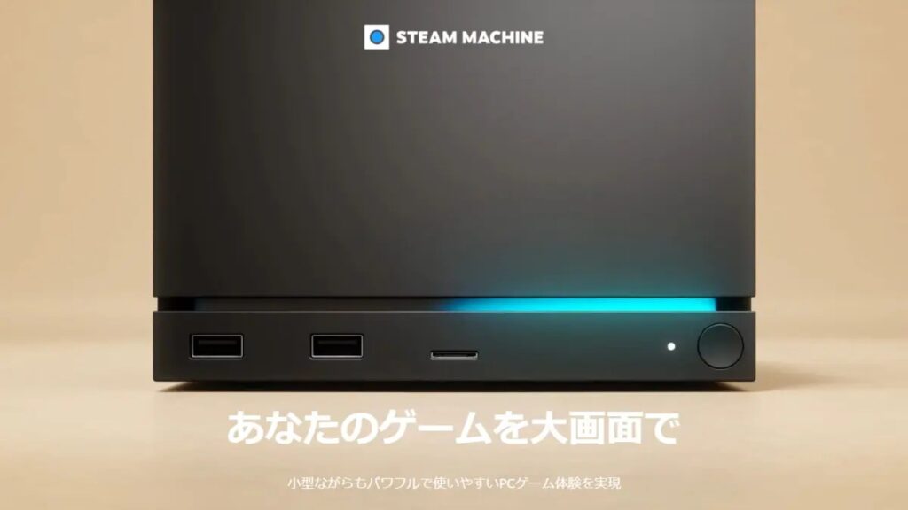 Steam Machine 概観 － PS5超えの性能、最新ゲームもFHDで快適プレイ