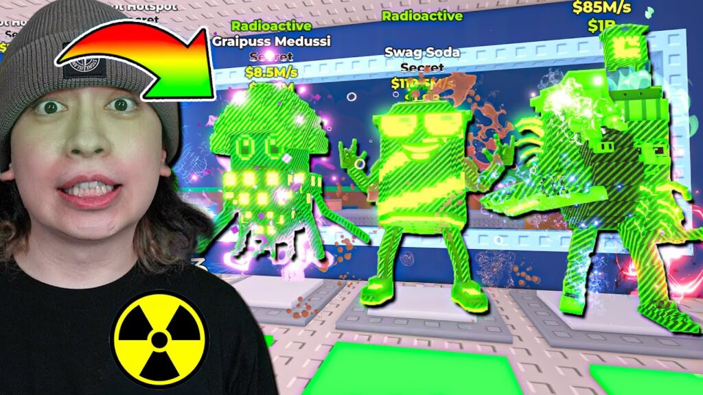 汚染水で釣りをしてブレインロットを盗む🎣☢️【ロブロックス/ROBLOX】