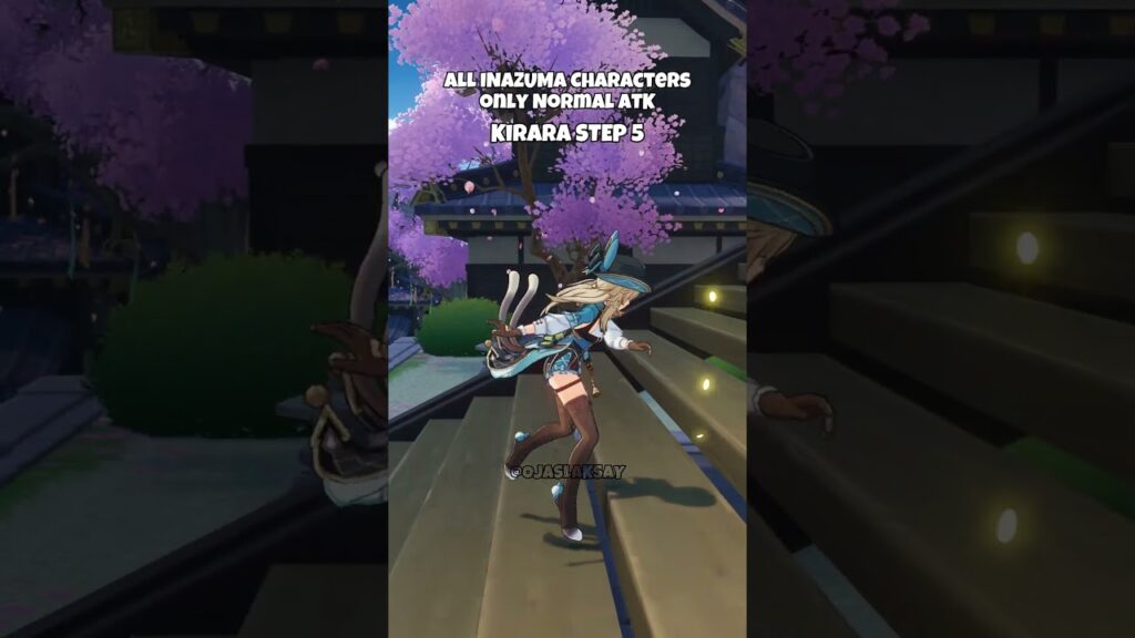 Inazuma Characters But Normal Atk Only #genshinimpact #genshin #shorts