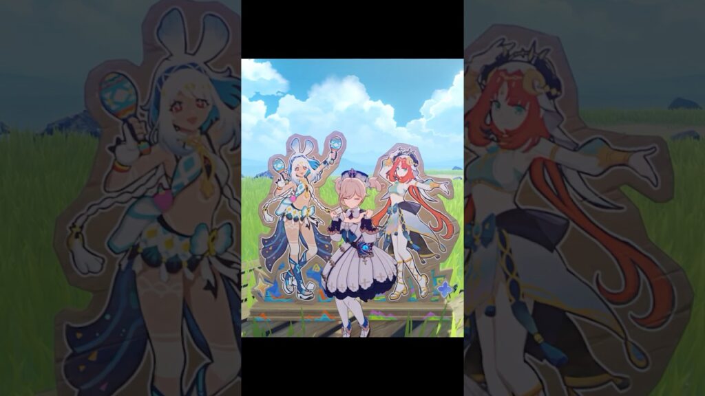 【原神】音ゲーイベント報酬のムアラニとニィロウの看板が最高にかわいい理由