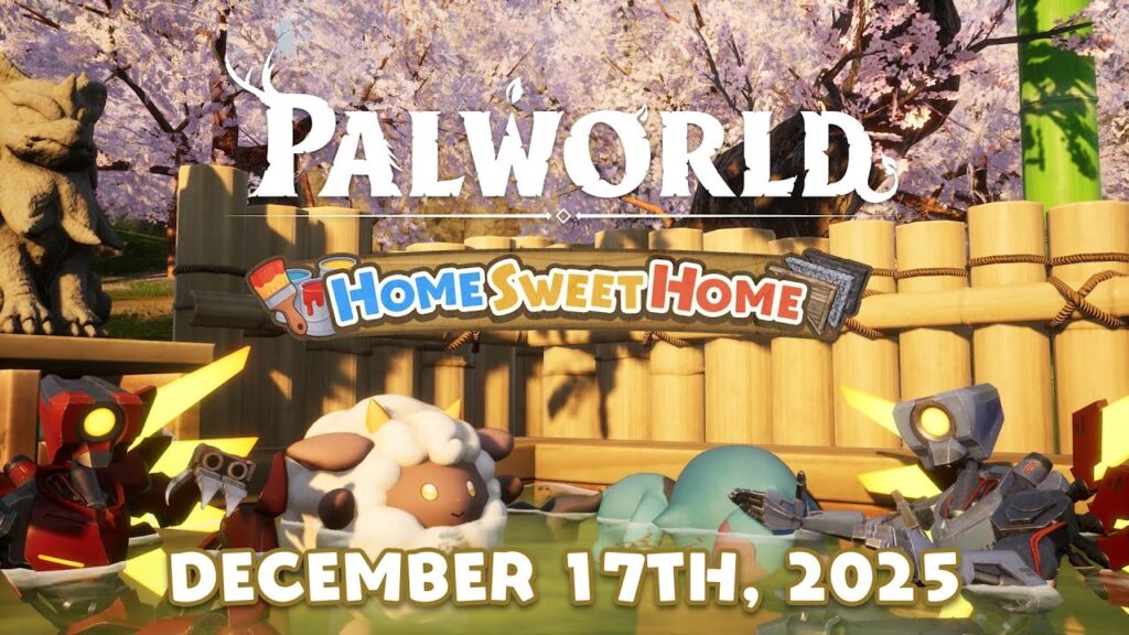 New Trailer for Palworld's December "Home Sweet Home" Update!