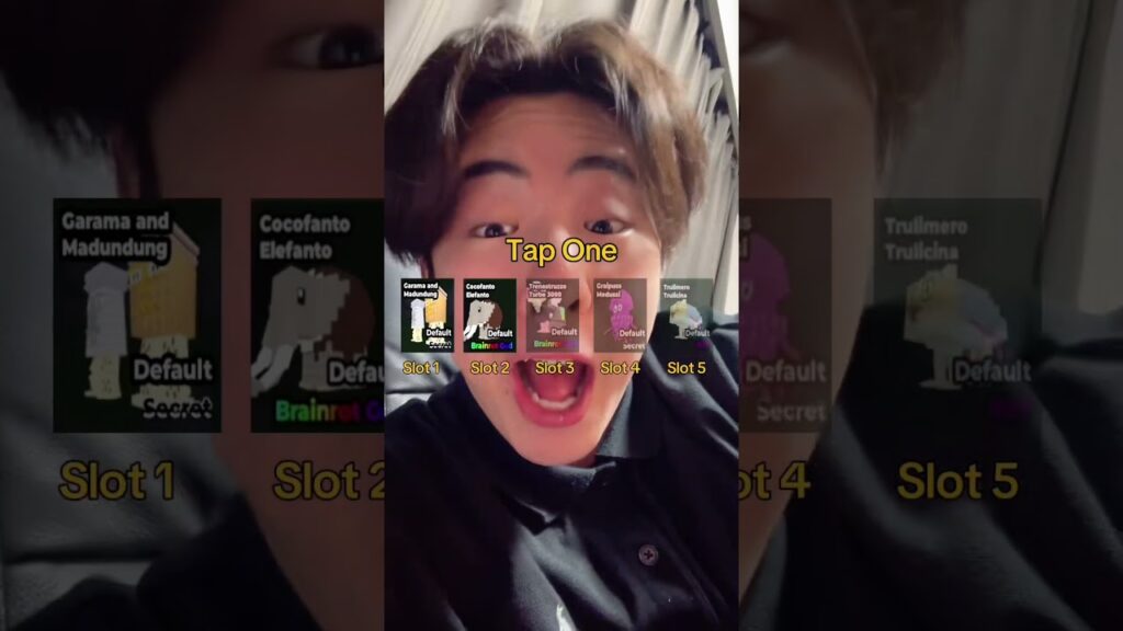 ブレインロットを5体選べ！#ブレインロットを盗む #ロブロックス #brainrot