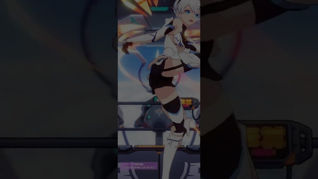 キアナに蹴り飛ばされる艦長 #崩壊3rd #honkaiimpact3rd