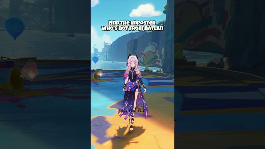Find The Imposter Who's Not From Natlan #genshinimpact #genshin #shorts