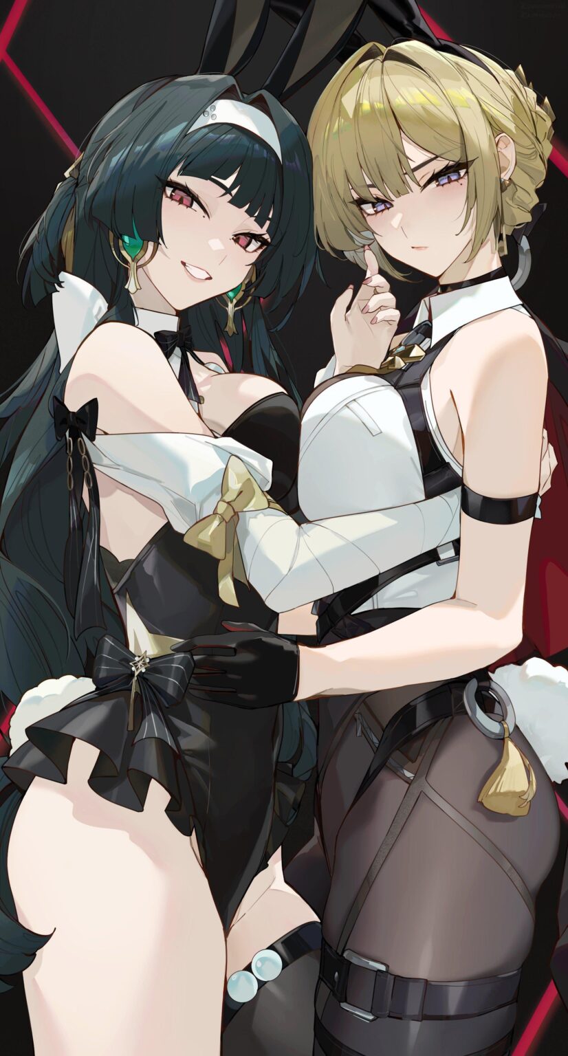 バニーガールのアストラ＆エヴリン〜💕 (@panpanirene)