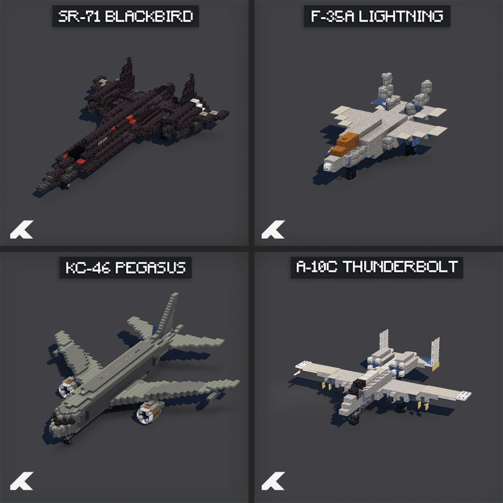 アメリカ空軍 1:1 飛行機