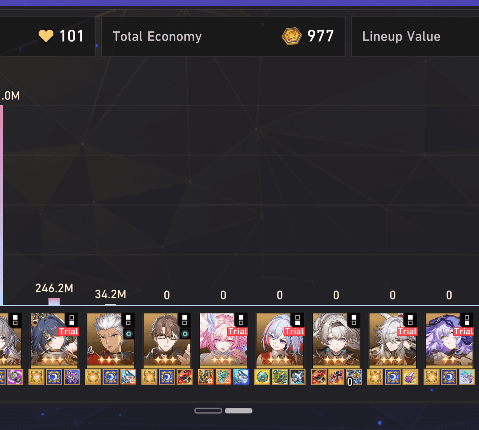 イベントの 3 つ星 5 コストのダメージが非常に低いことにがっかり