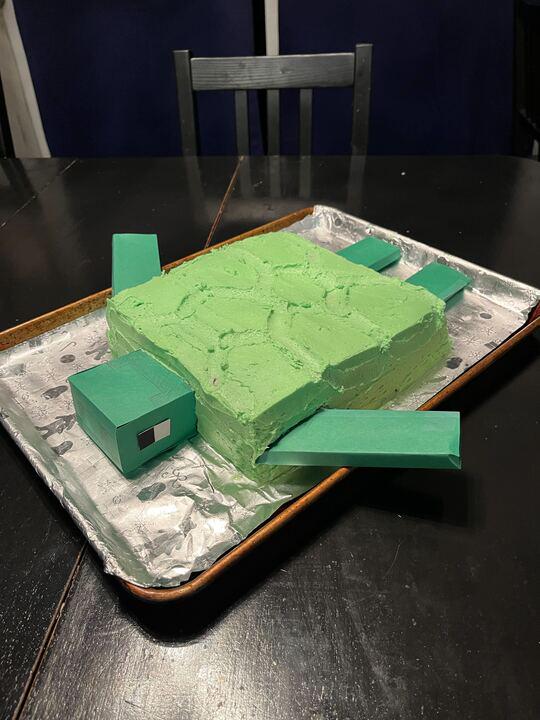 子供にこの誕生日ケーキを作ってほしいと頼まれました。