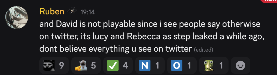 3.X | Ruben による Playable David についての説明