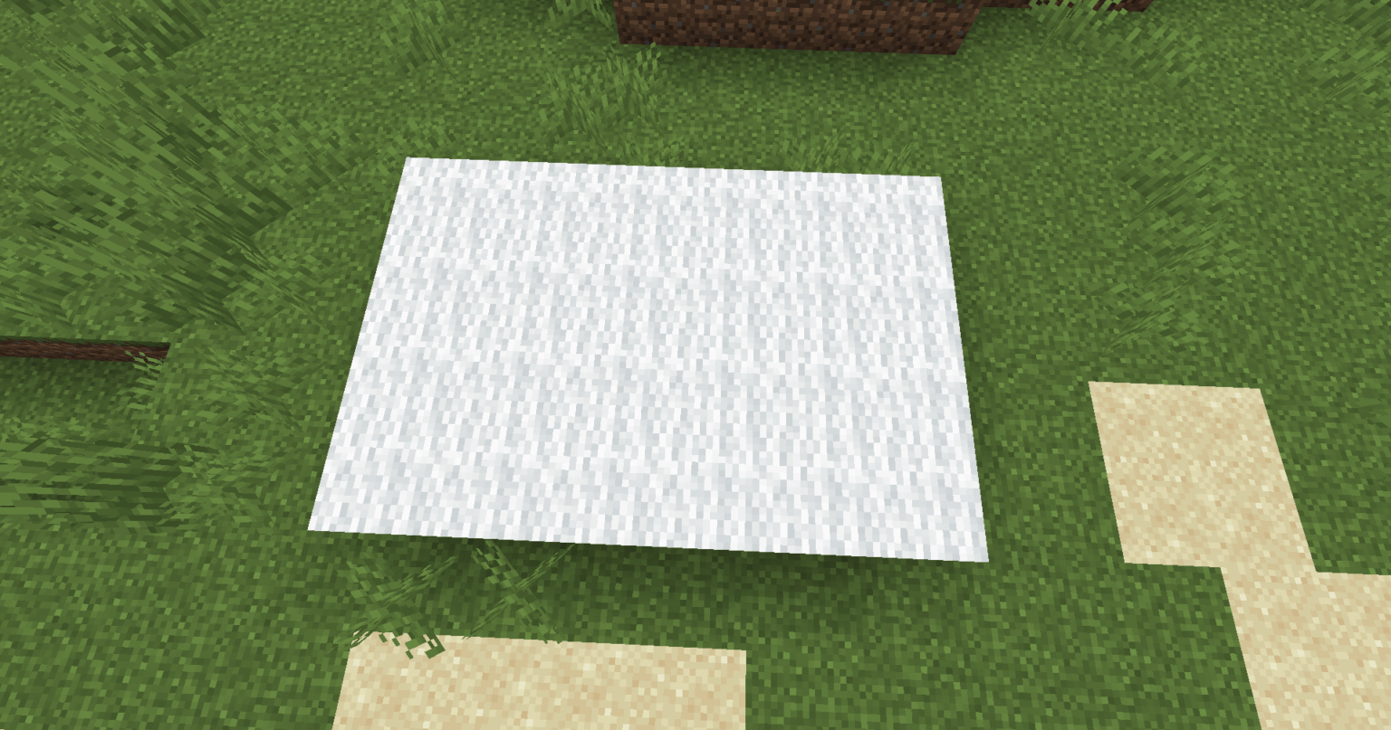 このゲームでも羊毛だけでフランス国旗を作ることができます