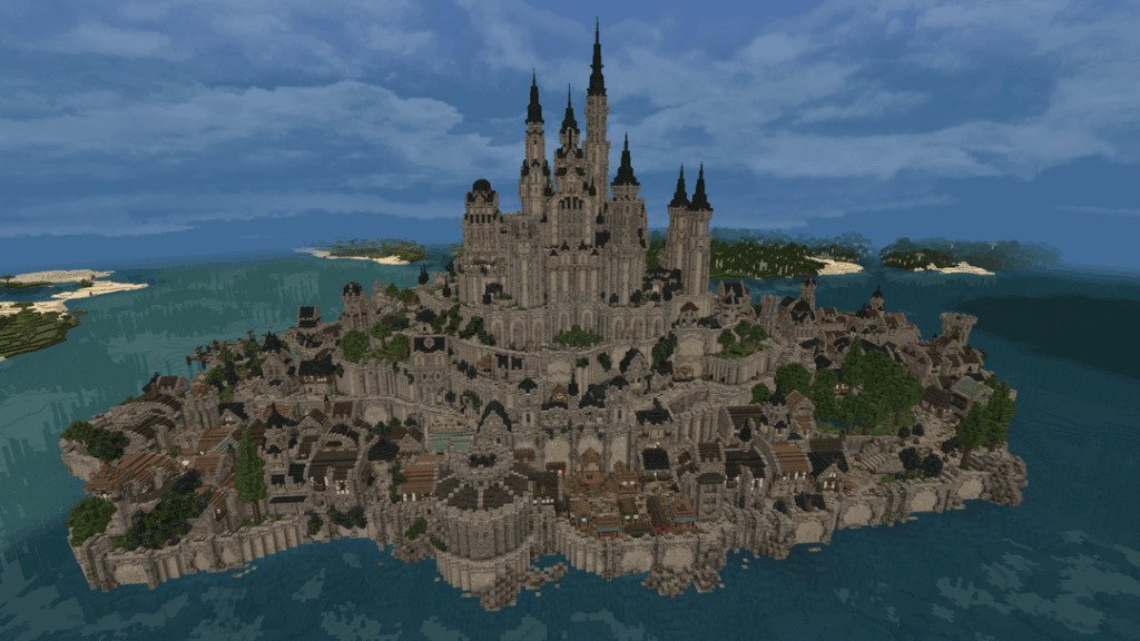 海の中の階層都市