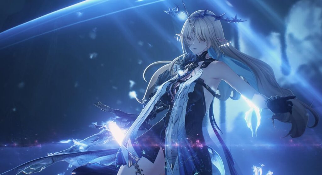 カットシーンから出てきたようなフルードリス