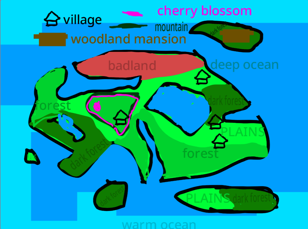 誰かMCPE（岩盤）用のこのようなシードを見つけてくれませんか？