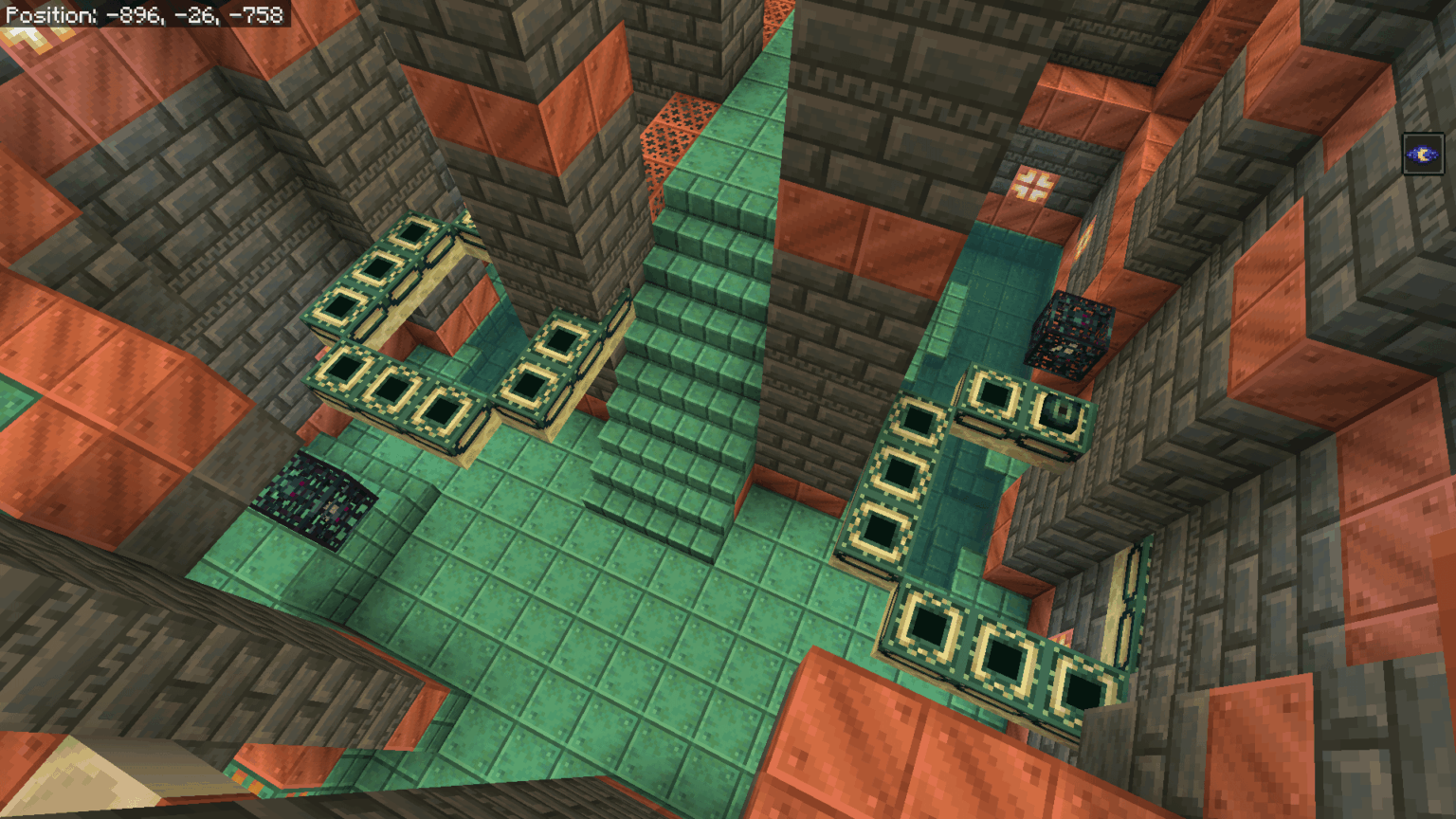 2 つの露出したエンド ポータルが隣り合って見つかった