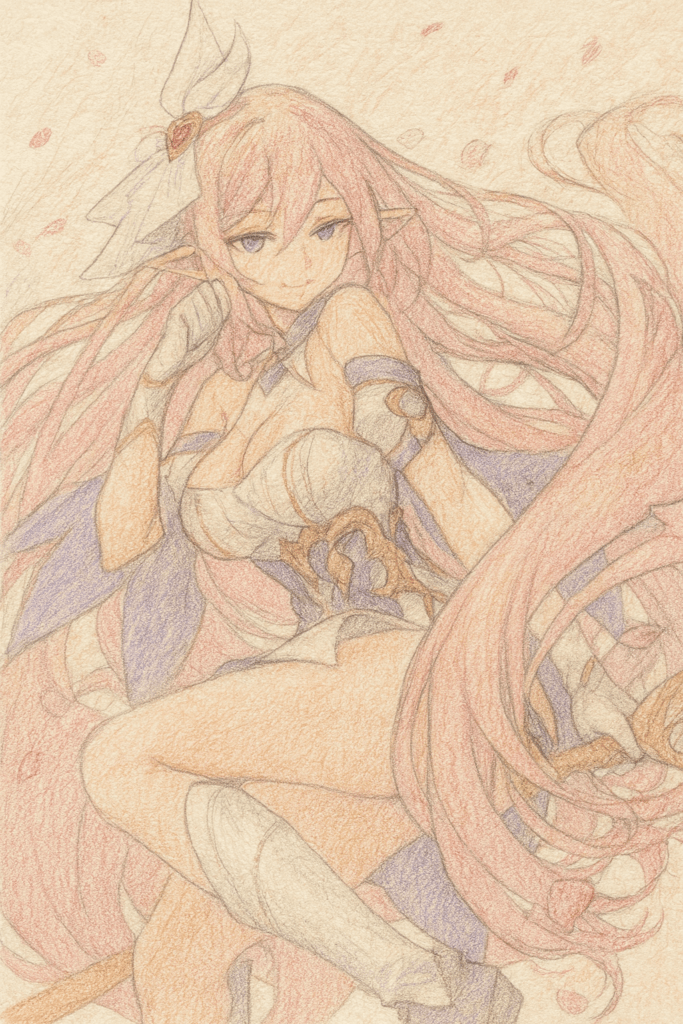 少なくとも私は試してみました...私たちのミス・ピンク・エルフ。