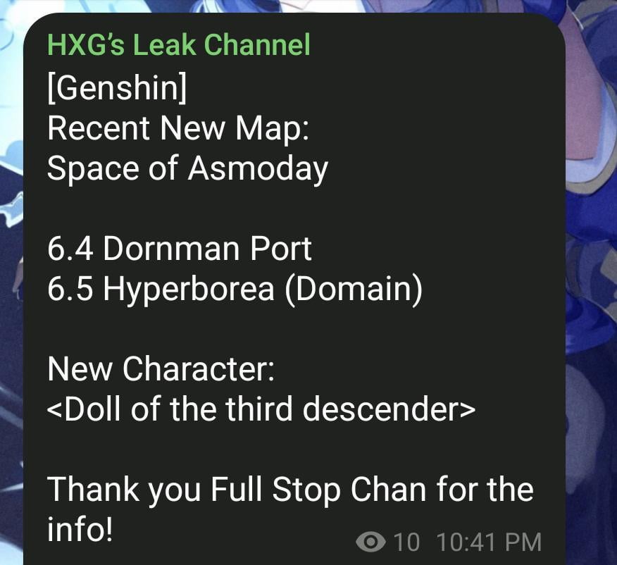 6.x の将来のマップとキャラクター