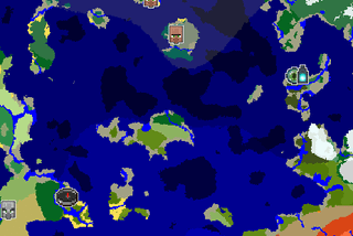 エンド ポータルと古代都市が島に一緒にある (ジャワ)