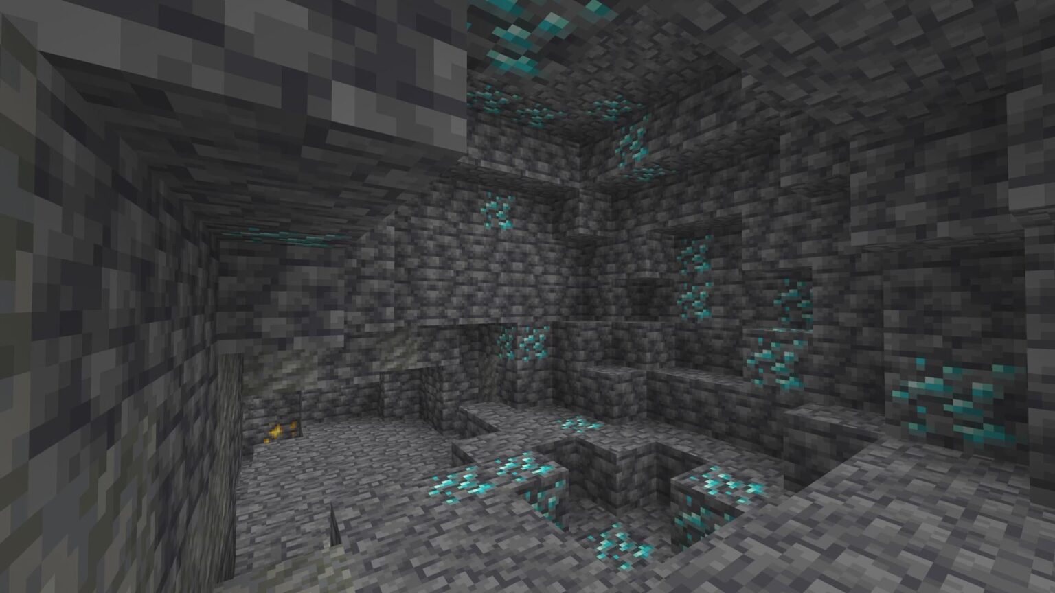 たくさんのダイヤモンド。おお！ダイヤモンドの男はここにいたに違いない