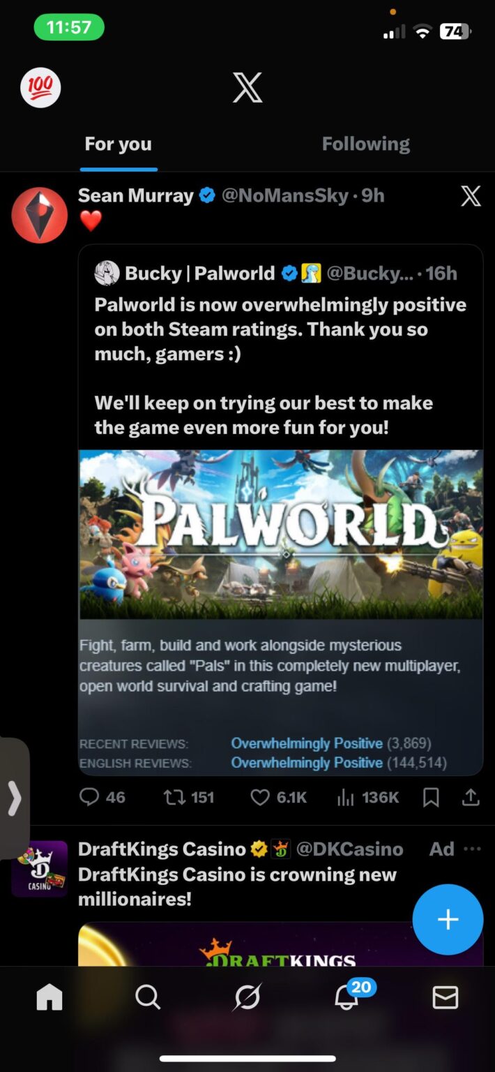 ショーン・マレーが愛情を示しています！