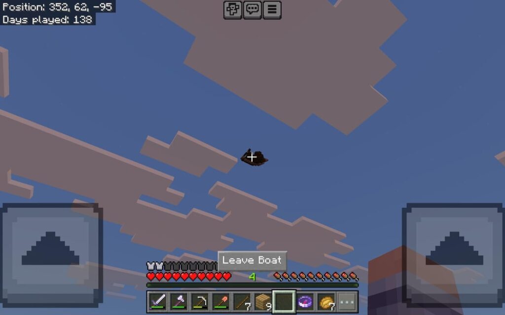 どのように平等ですか？ Minecraft Bedrock で難破船が空にある可能性はどれくらいですか?