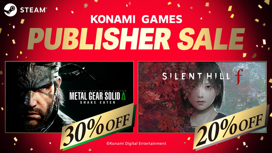 KONAMI、Steamで配信中のゲームが最大80%オフで購入できる「PUBLISHER SALE」を開催…『METAL GEAR SOLID Δ』や『SILENT HILL f』も対象に