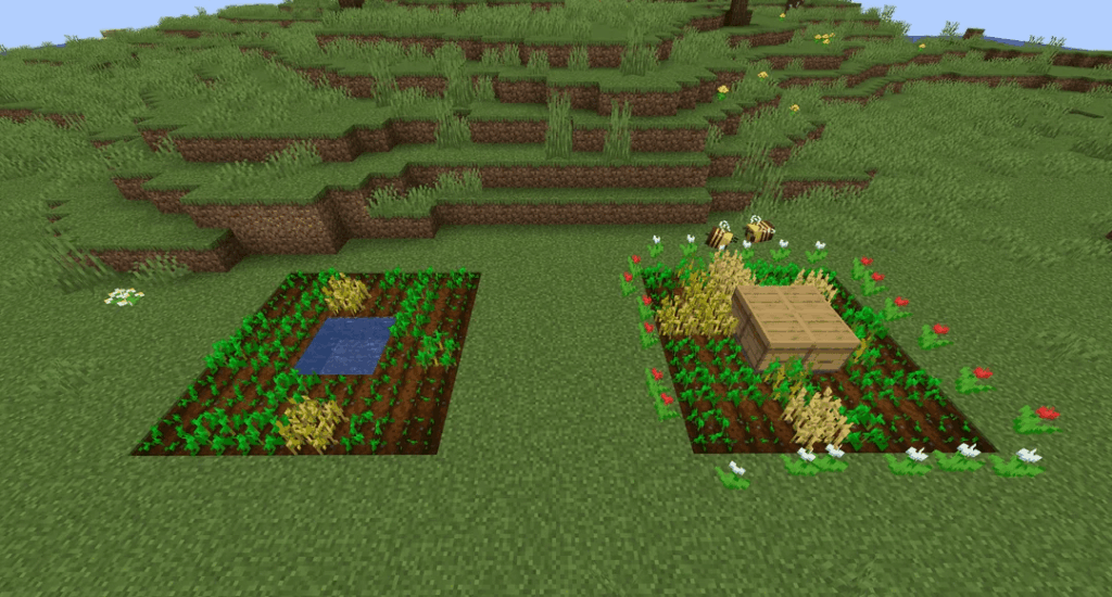 新しい農法！ミツバチを使用すると、成長速度が 2 倍以上になります。説明を参照してください。