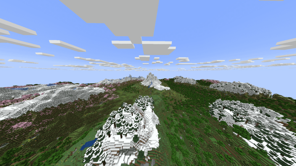 山+桜バイオーム