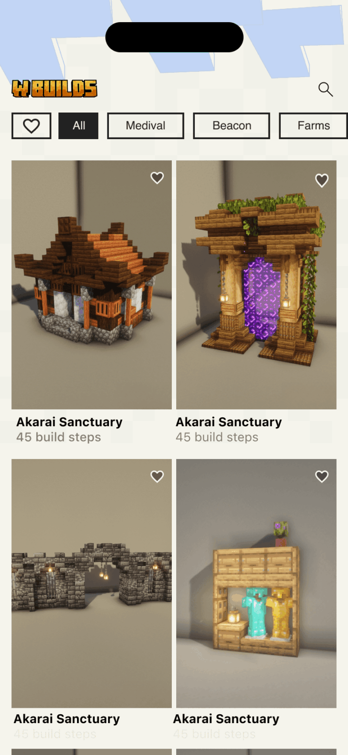 Android + iOS スマートフォン用の Minecraft Build アプリを構築する場合、デザインについてどう思いますか?フィードバックと改善を受け入れます