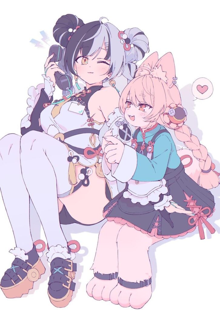 Dialyn and Zhao being CUTE!!!!!!!!!! (nghr / 永原ユキ)