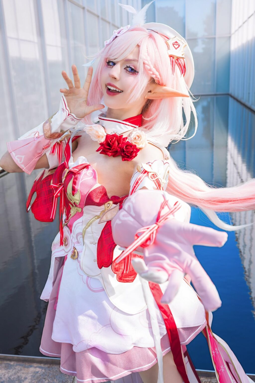 彼女の誕生日にエリシアのコスプレをしました!!