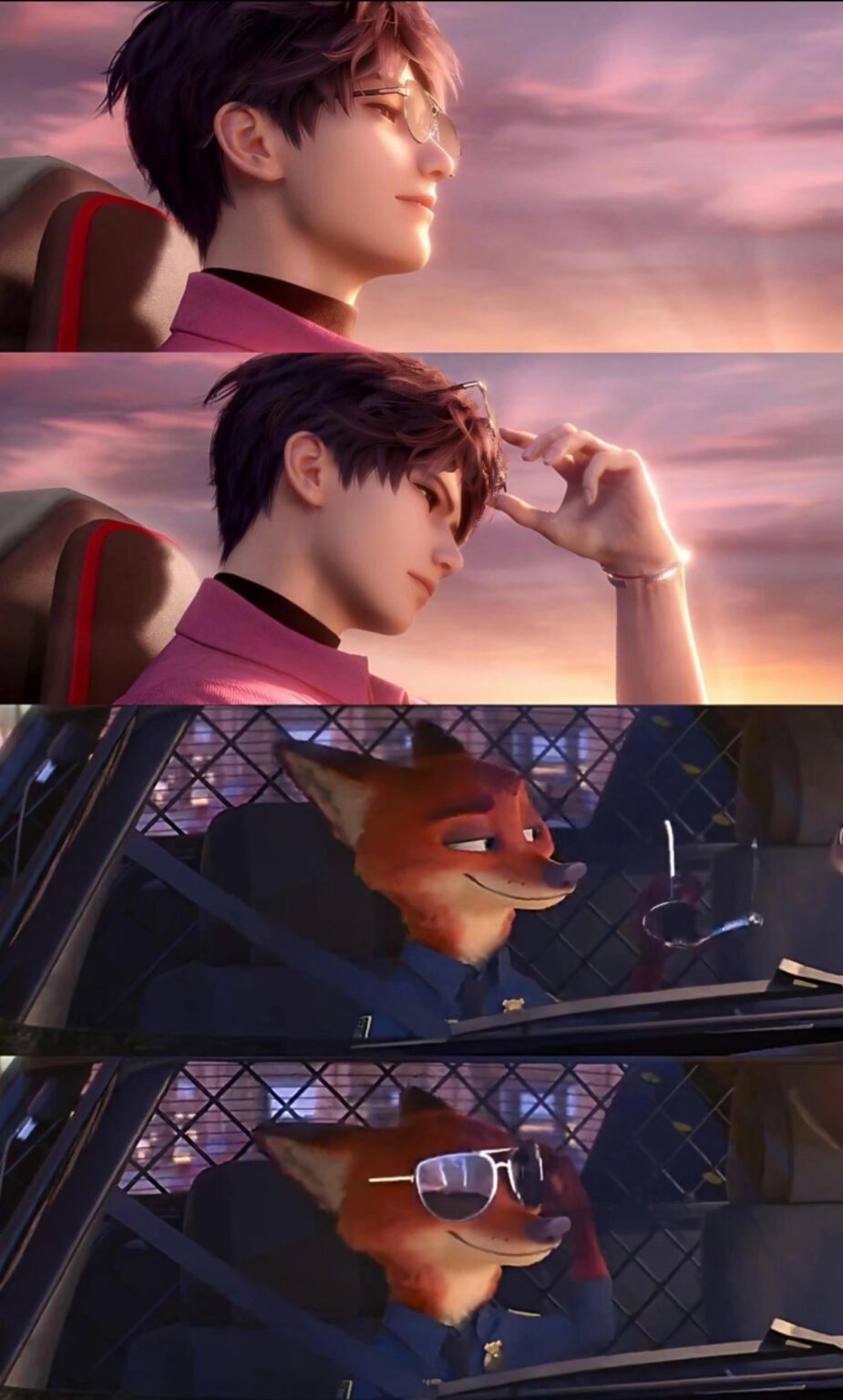 この対比大好きです🤭