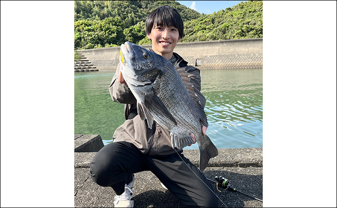 秋のメッキゲームで良型が入れ食い！【和歌山・南紀白浜】ミノー＆ボトムワインドに好反応