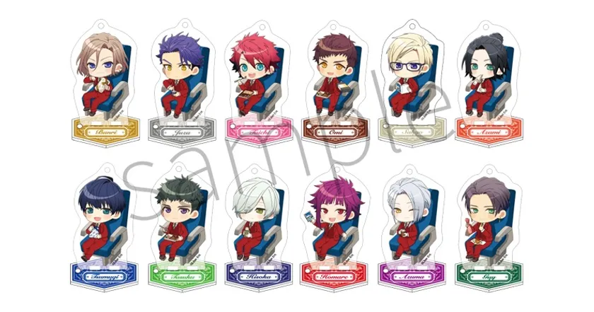 トレーディングアクリルスタンドキーホルダー【春組・夏組】(全12種)