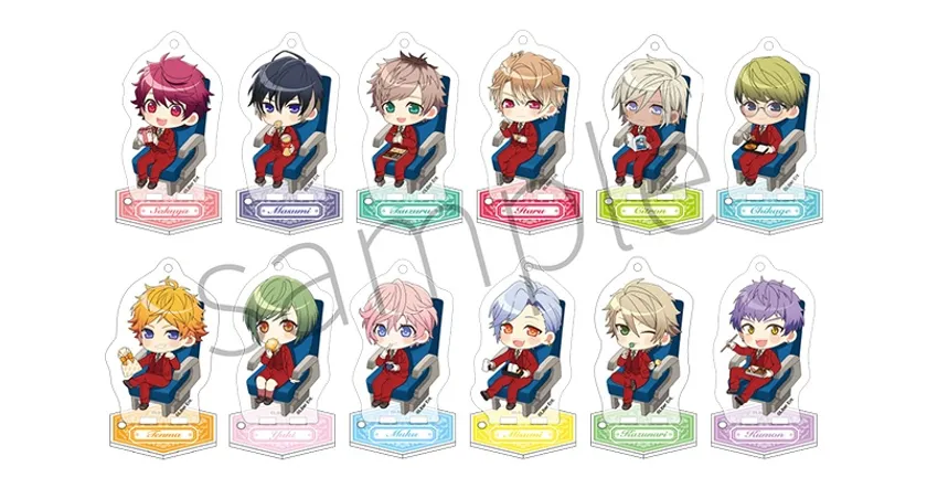 トレーディングアクリルスタンドキーホルダー【秋組・冬組】(全12種)