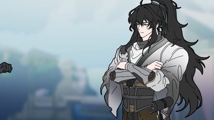 彼は本当に盲目です