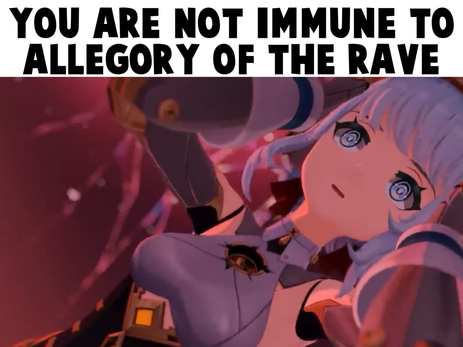 あなたもレイブのアレゴリーの影響を受けないわけではありません。