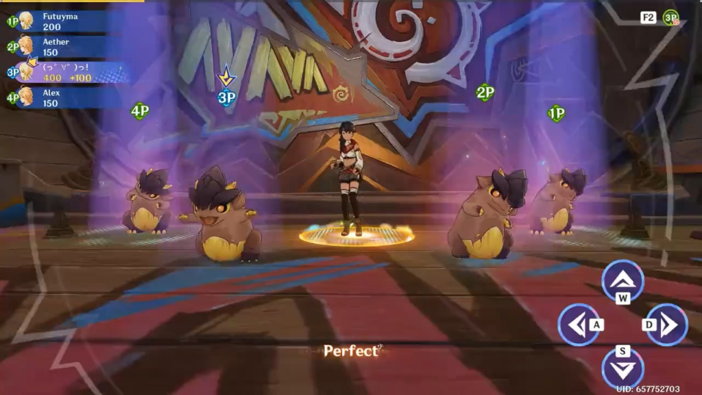 私のダンスを邪魔し続ける後ろにいる迷惑な女性は誰ですか