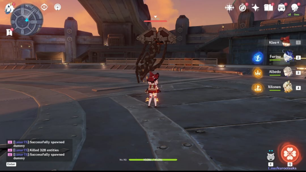 [6.1.54] Klee - Furina - Albedo - Xilonen via kuroo