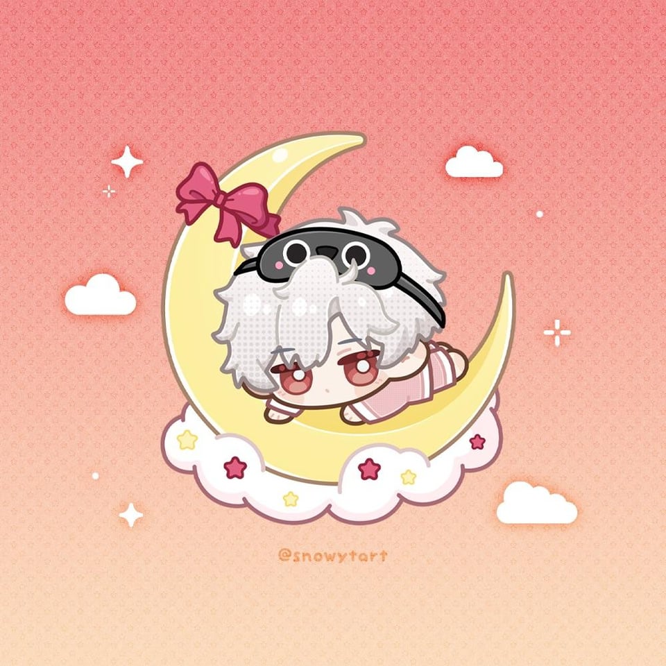 パジャマ姿の男の子を描きました！ ⭐️