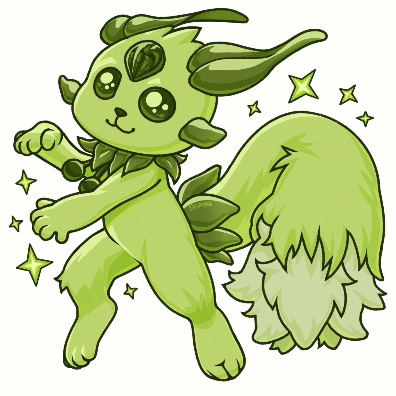 緑のモノクロのリフムンク。
