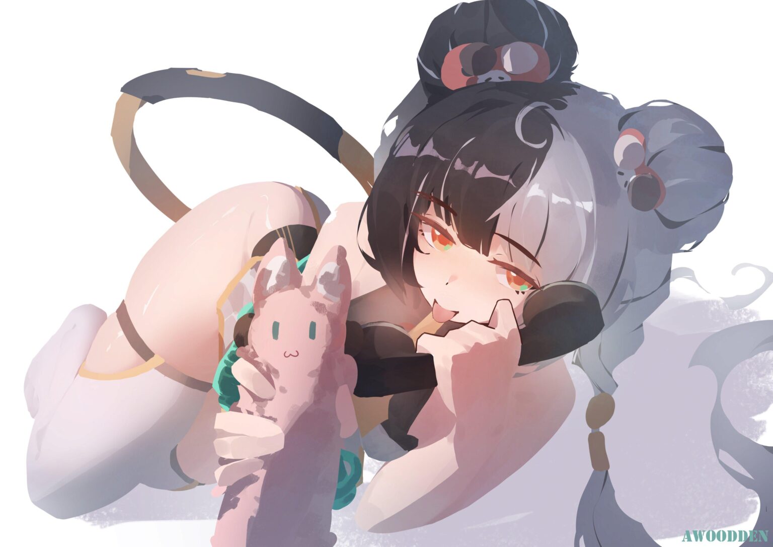 忙しい女の子ですか？多分。気を紛らわせた？絶対に。 (@awoodden53794 より)