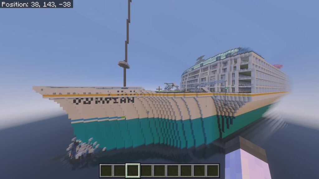 Minecraft クルーズ船 (PS5 ビルド)